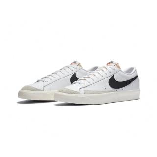 【NIKE 耐吉】Nike Blazer Low 77 復古 經典款 白黑 休閒鞋 DA6364-101