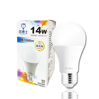 【亮博士】6入 LED 14W 燈泡 高光效(CNS認證 無藍光 低閃頻)