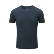 【DZRZVD 杜戛地】110523男款涼感短袖T恤 黑灰色(柔軟高彈力、接觸涼感、透氣排汗)