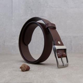 【Be Two】皮帶 真皮腰帶 壓紋牛皮 34mm(義大利皮革 臺灣設計製造)