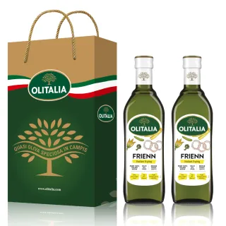 【Olitalia 奧利塔】高溫專用葵花油禮盒組(750mlx2瓶)