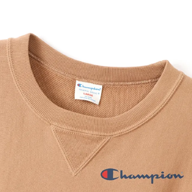 【Champion】官方直營-RW10oz短袖大學Tee-男(摩卡色)