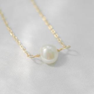 【Porabella】925純銀 韓版925純☆ ins風氣質不規則人工珍珠個性時尚項鍊 Necklace