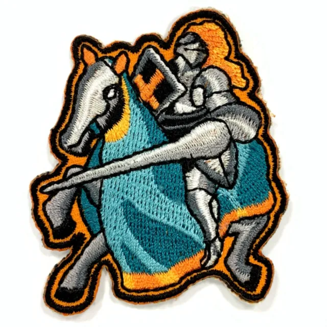 【A-ONE 匯旺】鐵甲武士 歐洲刺繡貼布 中古世紀 黑騎士 電繡貼 背膠補丁 背膠刺繡背膠補丁(NO.285)