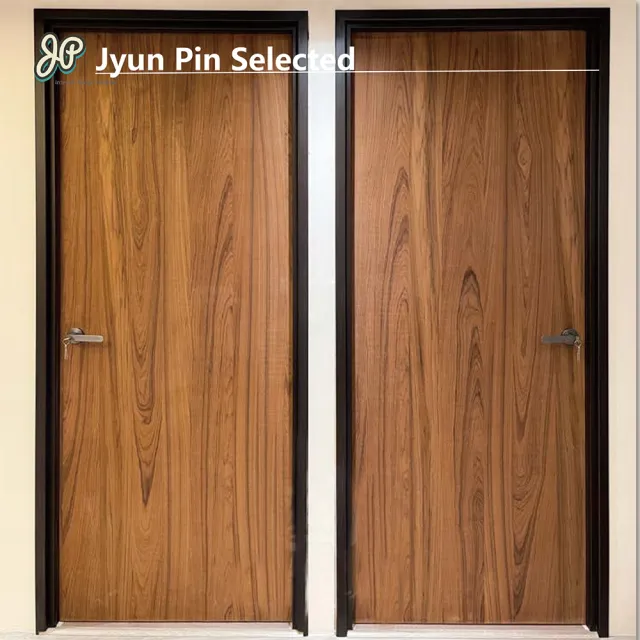 【Jyun Pin 駿品裝修】嚴選豐原色彩室內門系列-實木皮鋼刷木門