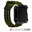 【Element Case】Special Ops Apple Watch 7 45mm 特種行動一體型防摔殼錶帶 - 軍綠/黑色