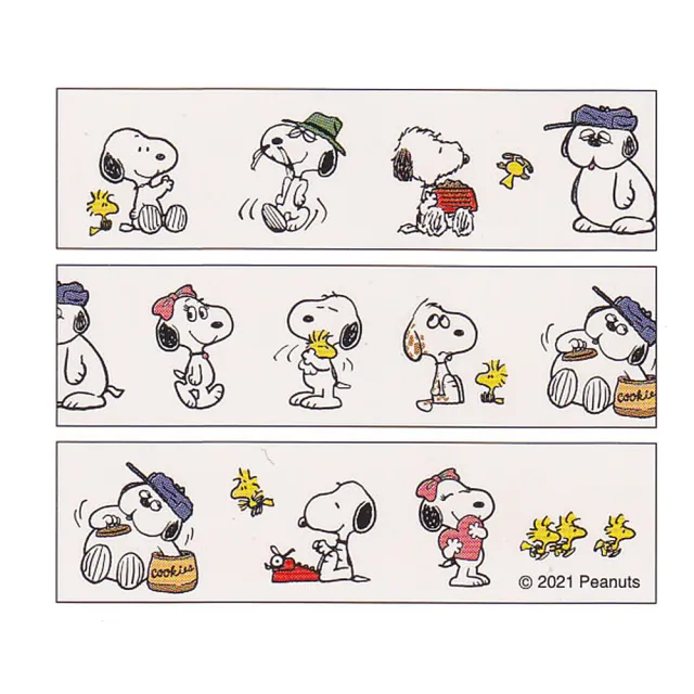 【Kamio】SNOOPY PIRITTE 霧透手帳膠帶 史努比 家族(文具雜貨)