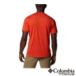 【Columbia 哥倫比亞 官方旗艦】男款- 鈦 Omni-Wick 快排短袖上衣-紅色(UAE51530RD / 2022年春夏品)