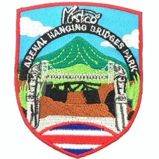 【A-ONE 匯旺】哥斯大黎加 阿雷納吊橋公園 PATCH 刺繡徽章 胸章 立體繡貼 裝飾貼 繡片(NO.380)