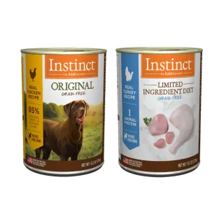 【Instinct 原點】低敏成犬主食罐374g 6入-口味任選(主食罐 單一單白 低過敏)