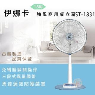 【伊娜卡】18吋強風商用桌立扇(ST-1831)