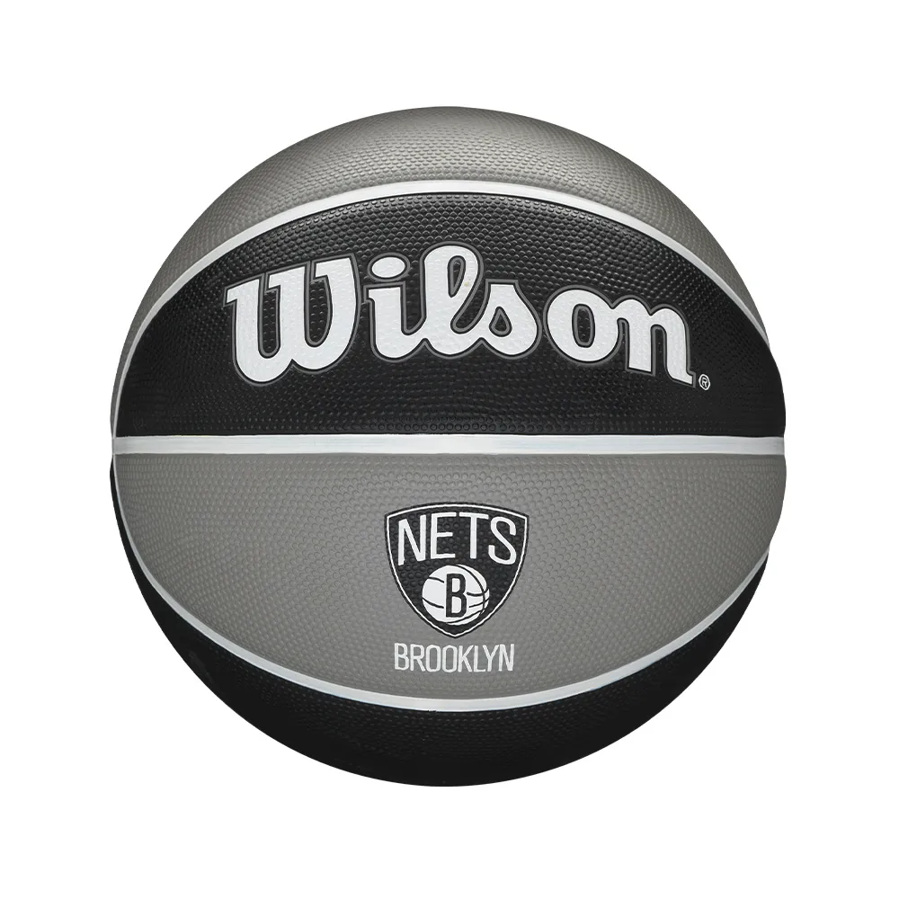 【WILSON】NBA隊徽系列 21 籃網 橡膠 籃球(7號球)