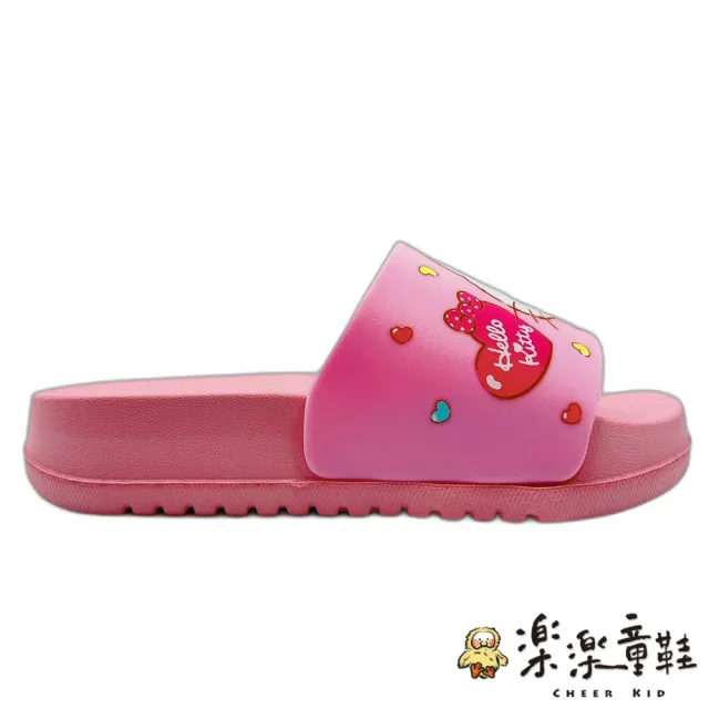 【樂樂童鞋】台灣製Hello Kitty拖鞋-粉色(兒童拖鞋 女童鞋 涼鞋 室內鞋 拖鞋)
