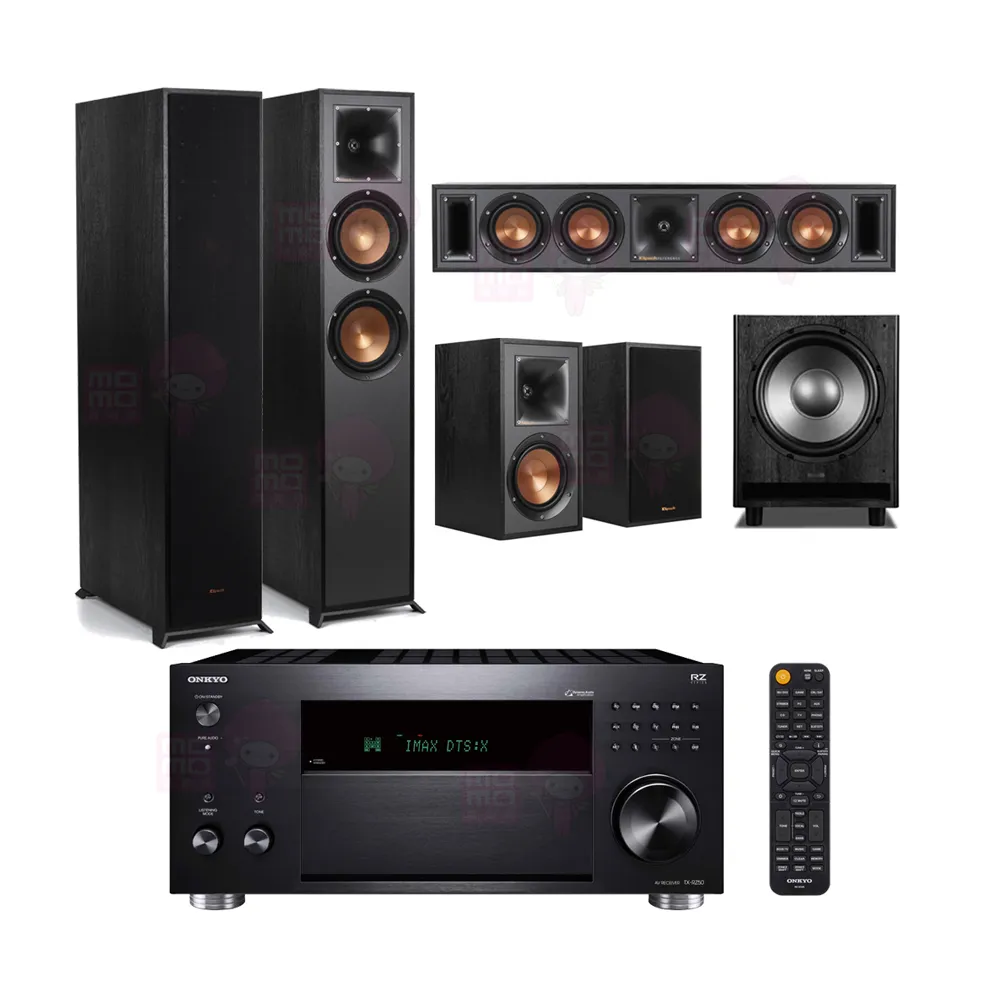 【ONKYO】TX-RZ50+R-625FA+R-34C+R-41M+MS-450(擴大機+主喇叭+中置+環繞+重低音)