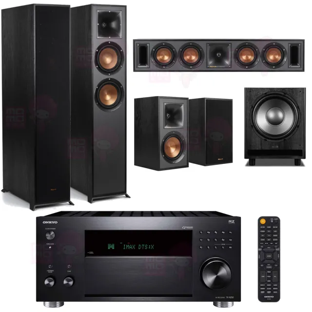 【ONKYO】TX-RZ50+R-625FA+R-34C+R-41M+MS-450(擴大機+主喇叭+中置+環繞+重低音)