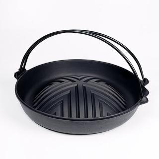 【福介商店】南部鐵器 IWACHU 巖鑄 成吉思汗燒烤盤-提把(韓國烤肉 露營 野外)