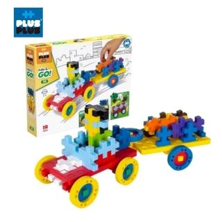 【Plus-Plus 加加積木】BIG大顆粒-大積木車子(70 pcs)