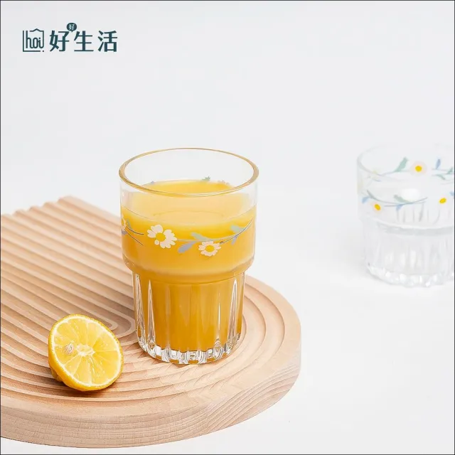【hoi! 好好生活】小清新玻璃冷水杯300ml 鈴蘭花(多款可選)