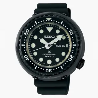 【SEIKO 精工】PROSPEX系列 鮪魚罐頭 鈦金屬 防水1000米 潛水腕錶 新年禮物(S23631J1/7C46-0AP0C)