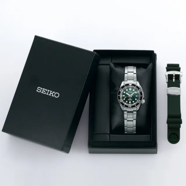 【SEIKO 精工】創業140周年紀念款 陶瓷錶圈 潛水機械腕錶 禮物推薦 送禮首選(SLA047J1/8L35-01E0G)