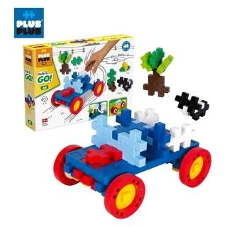 【Plus-Plus 加加積木】BIG大顆粒-大積木車子(46 pcs)