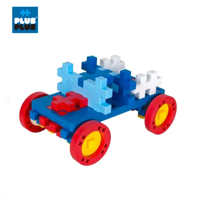 【Plus-Plus 加加積木】BIG大顆粒-大積木車子(46 pcs)