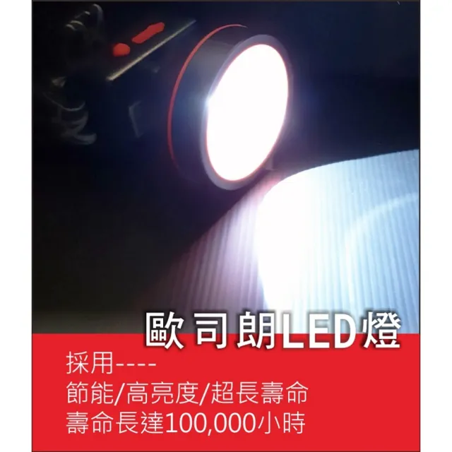 【KINYO】LED高亮度大頭燈(停電必備/登山頭燈/露營頭燈/修車工作頭燈/防水頭燈 LED-810)