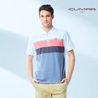 【CUMAR】男裝短袖吸濕排汗POLO衫/188248(多色任選)