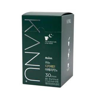 【Maxim】KANU 低咖啡因美式即溶咖啡(1.6gx30入)