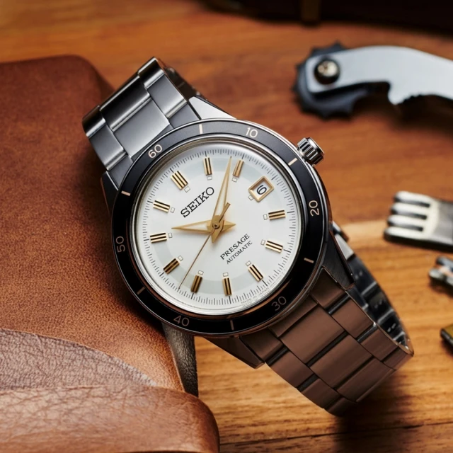 【SEIKO 精工】Presage系列 Style60’s 復古風 機械腕錶   送禮推薦 禮物(SRPG03J1/4R35-05A0S)
