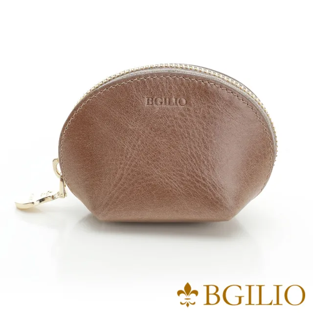 【Bgilio】牛皮優雅貝殼零錢包-4色-小(1944.303A)