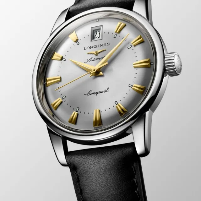 LONGINES 浪琴官方授權】Heritage系列經典復刻機械腕錶/ 35mm(L1.611.4