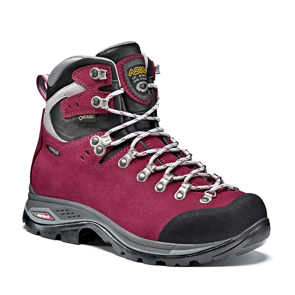 【ASOLO】女款 GTX 中筒郊山健走鞋 Greenwood GV A23095/A051(防水透氣、黃金大底、登山、休閒)