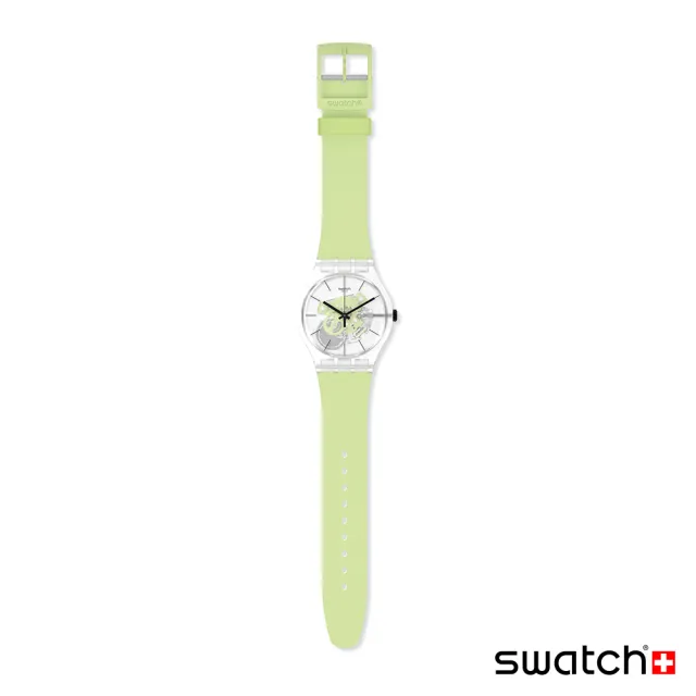 【SWATCH】New Gent 原創系列手錶GREEN DAZE 春意盎然 瑞士錶 錶(41mm)