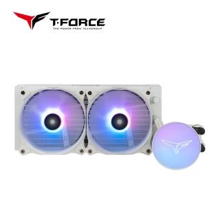 【TEAM 十銓】T-FORCE SIREN GD240E ARGB 一體式水冷(白)