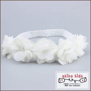【Akiko Sakai】甜美蕾絲5朵花造型0.3-18月寶寶髮帶(生日 送禮 禮物)
