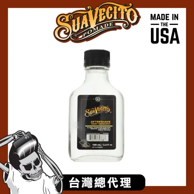 【Suavecito 骷髏頭】Premium Blends象白佛手柑古龍鬍後水(公司貨/100ml)