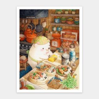 【Pintoo】1200片拼圖 -  - 白熊- 愛心便當