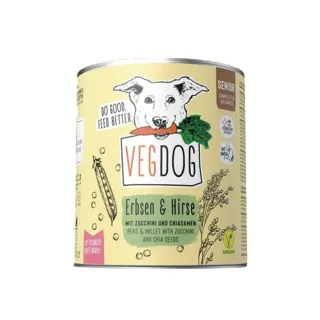 【VEGDOG 德國蔬狗】蔬食冠軍犬罐-老犬配方400g 2入組(狗罐 高齡犬 關節 心臟 素食 低敏 無麩質 熟齡犬)