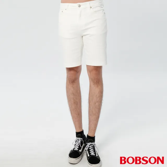 【BOBSON】男款素色短褲(267-80)