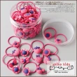 【Akiko Sakai】百變女孩可愛卡通造型40條髮圈罐組(生日 送禮 禮物)