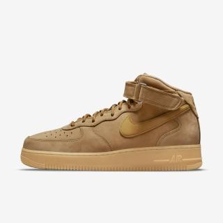 【NIKE 耐吉】Nike Air Force 1 Mid 07 WB 男 休閒鞋 經典 中筒 魔鬼氈 黃褐(DJ9158-200)