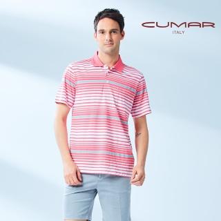 【CUMAR】男裝短袖吸濕排汗POLO衫/198239(吸濕排汗)