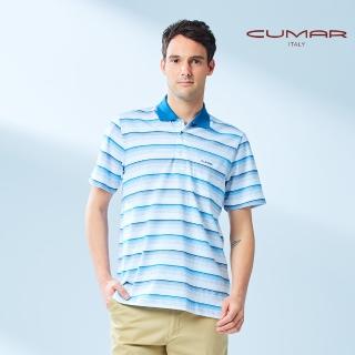 【CUMAR】男裝短袖吸濕排汗POLO衫/188260(多色任選)