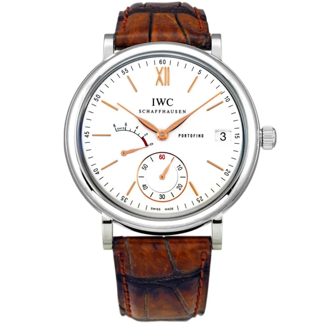 【IWC 萬國錶】萬國錶 Portofino柏濤菲諾手上鍊8日動力儲存腕錶-45mm(IW510103)