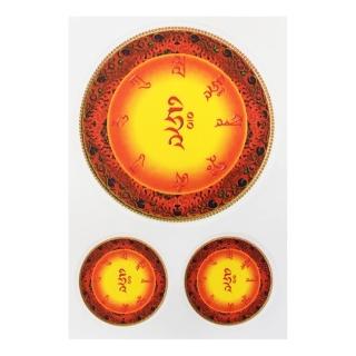 【十方佛教文物】作明佛母心咒 燙金透明貼紙6.5*9公分 2張(一切宿障重罪皆得消除)