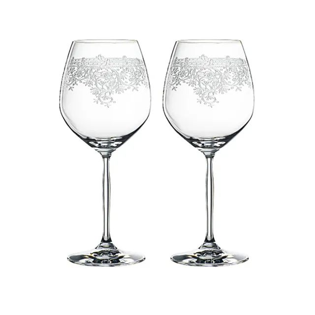 【Spiegelau】德國 Spiegelau Renaissance 雕花 勃根地紅酒杯 2入禮盒/710ml (歐洲製 水晶杯)