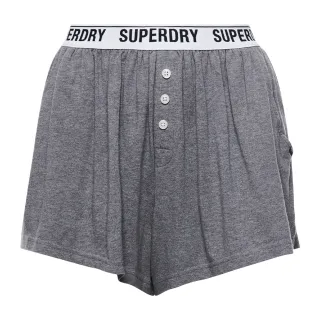 【Superdry】女裝 睡衣短褲 PJ SHORT(灰)