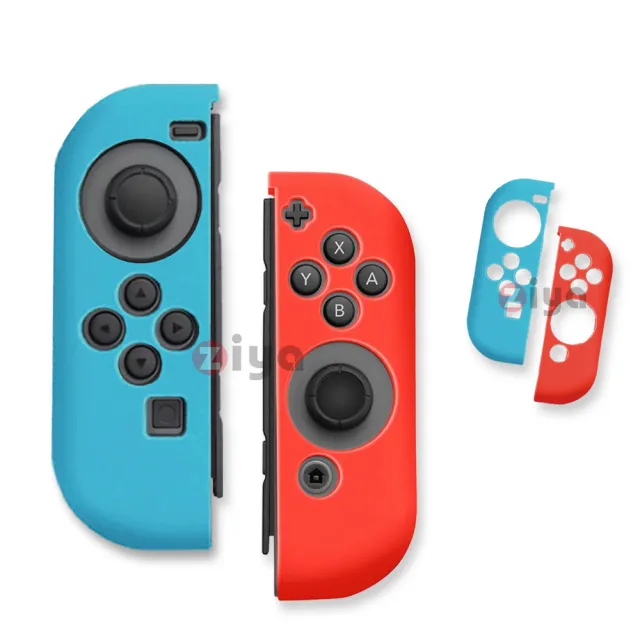 【ZIYA】Switch 副廠 Joy-Con 手把矽膠保護套(雙色系列)