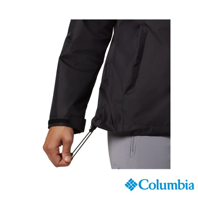 【Columbia 哥倫比亞 官方旗艦】女款-Omni-TECH防水外套-黑色(URR24360BK  / 2022年春夏商品)